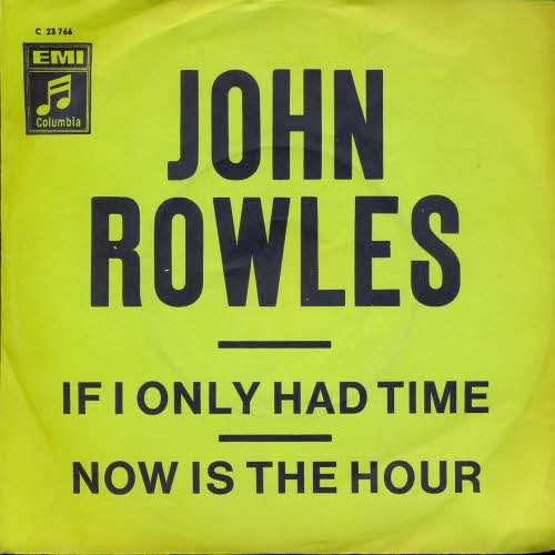 Rowles John - If I only had time