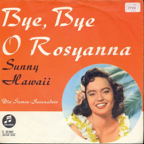 Samoa Serenaders - Bye, bye o Rosyanna
