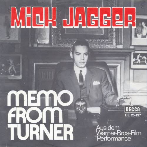 Jagger Mick - Memo from Turner (nur Cover)