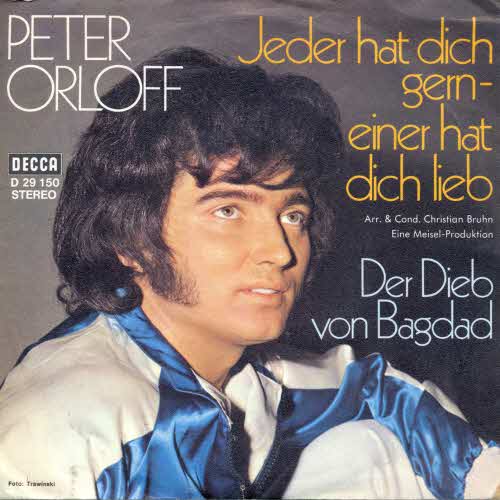 Orloff Peter - Jeder hat dich gern - einer hat dich..(nur Cover)