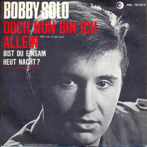 Solo Bobby - Doch nun bin ich allein (CH-Pressung)