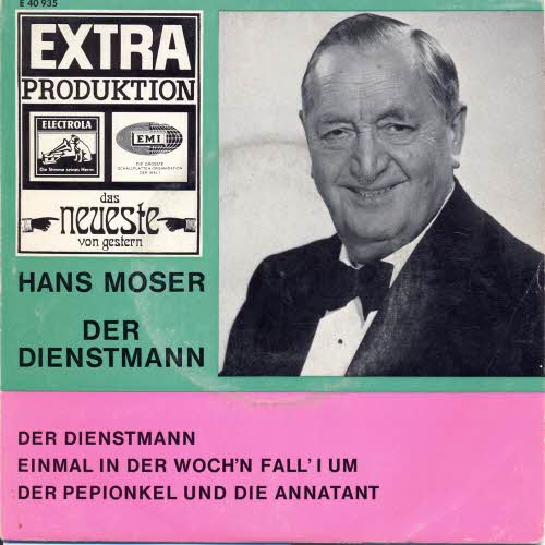 Moser Hans - Hans Moser - Unvergnglich-unvergessen (EP)