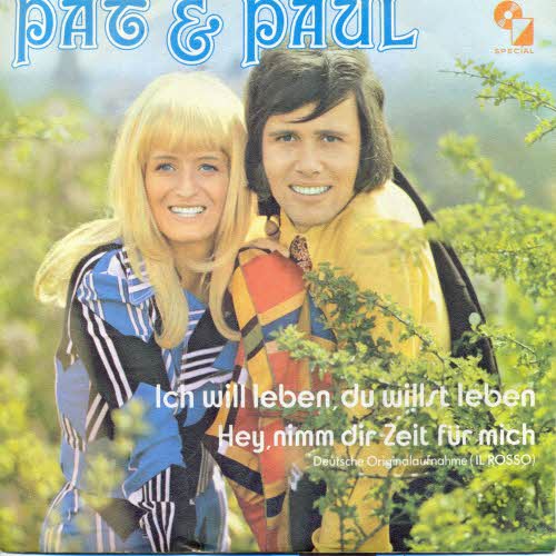 Pat & Paul - Ich will leben, du willst leben (CH-Pressung)