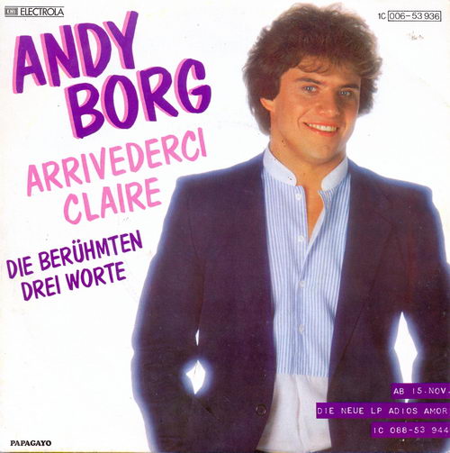 Borg Andy - Arriverderci Claire (nur Cover)