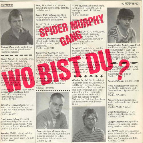 Spider Murphy Gang - Wo bist du ?