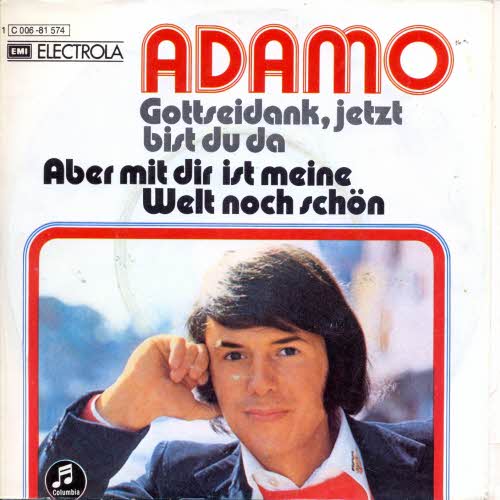 Adamo - Gottseidank, jetzt bist du da