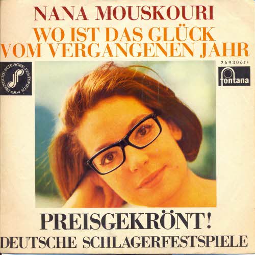 Mouskouri Nana - Wo ist das Glck vom vergangenen... (nur Cover)