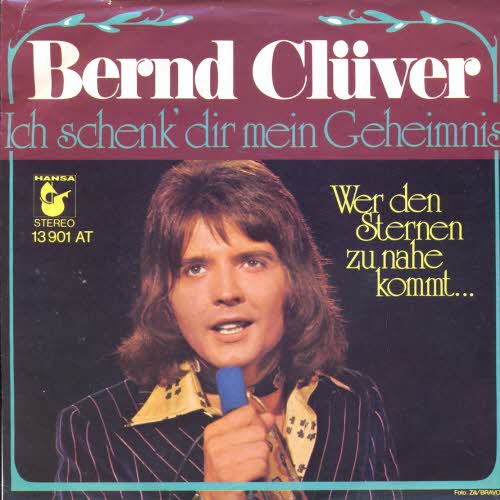 Clver Bernd - Ich schenk' dir mein Geheimnis (nur Cover)