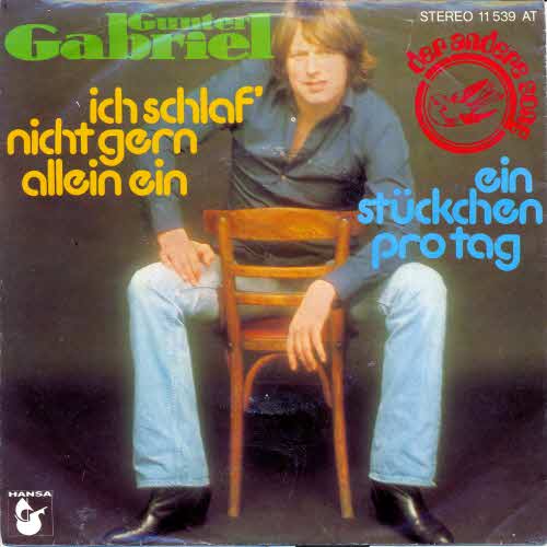 Gabriel Gunter - Ich schlaf' nicht gern allein ein