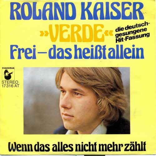 Kaiser Roland - #Verde (deutsch gesungen)