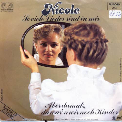 Nicole - Soviele Lieder sind in mir