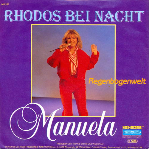 Manuela - Rhodos bei Nacht (nur Cover)