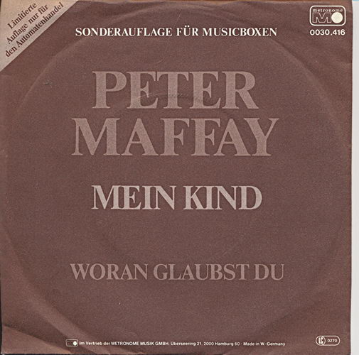 Maffay Peter - Mein Kind