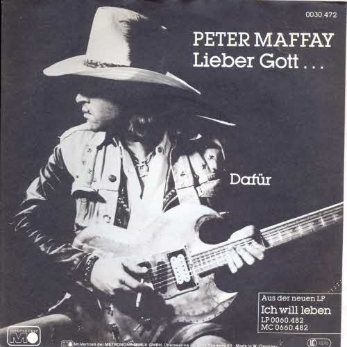 Maffay Peter - Lieber Gott.... (nur Cover)
