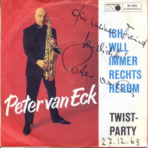 Van Eck Peter - Ich will immer rechts herum (+Autogramm)