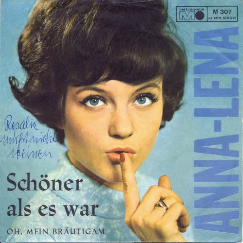 Anna-Lena - Schöner als es war (nur Cover)