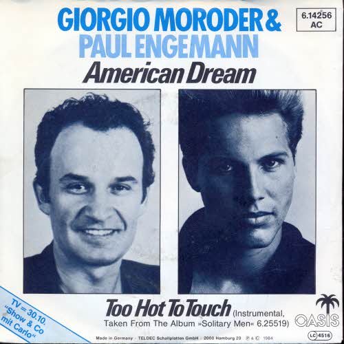Moroder Giorgio & Engemann Paul - American dream
