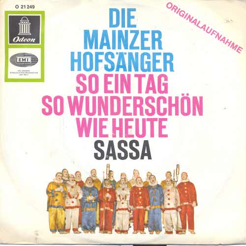 Mainzer Hofsnger - So ein Tag, ..... (weisses Cover)