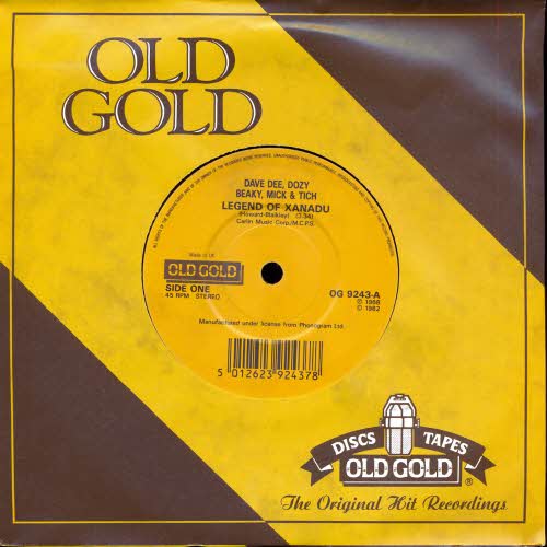 Dee Dave, Beaky Dozy, Mick & Tich - Legend of Xanadu (RI-OLD GOL