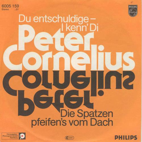 Cornelius Peter - Du entschuldige - I kenn di (nur Cover)