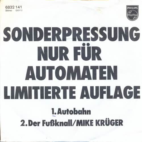 Krger Mike - Autobahn (Sonderpressung)