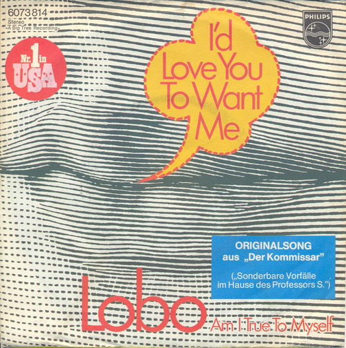 Lobo - I'd love you to want me