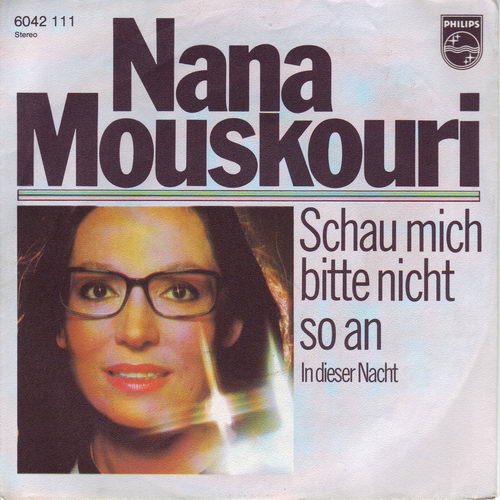 Mouskouri Nana - Edith Piaf-Coverversion (nur Cover)