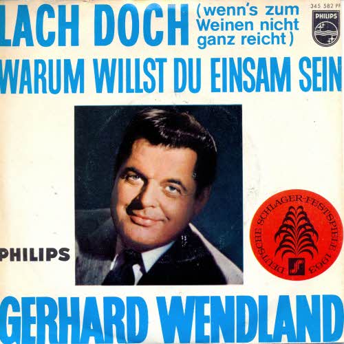 Wendland Gerhard - Lach doch