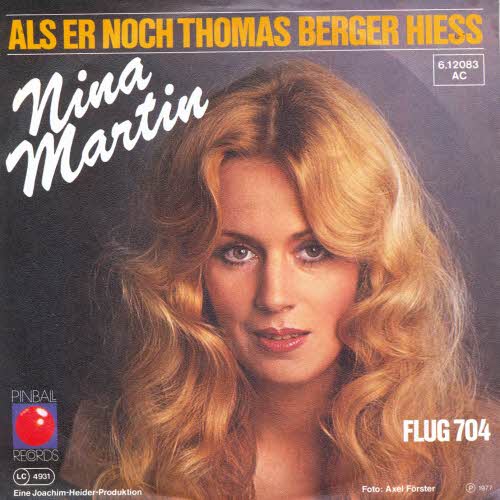 Martin Nina - Als er noch Thomas Berger hiess