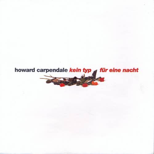 Carpendale Howard - Kein Typ fr eine Nacht (nur Cover)