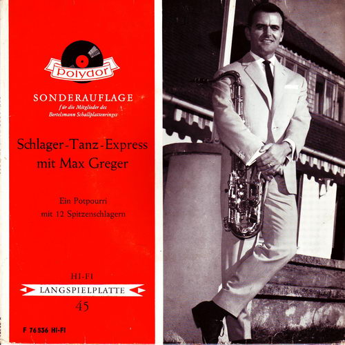 Greger Max - Schlager-Tanz-Express (EP)