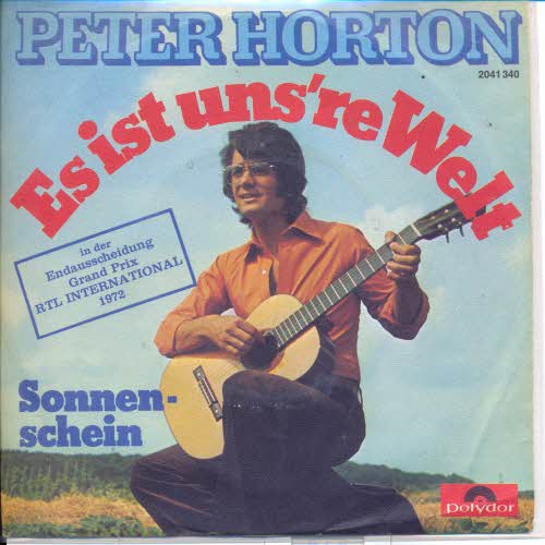Horton Peter - Es ist uns're Welt