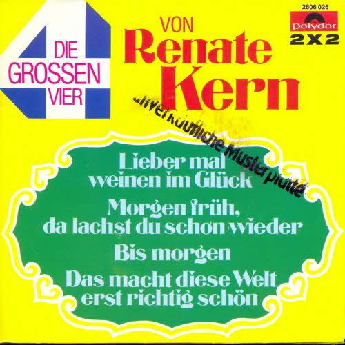 Kern Renate - Die grossen Vier (2x2)
