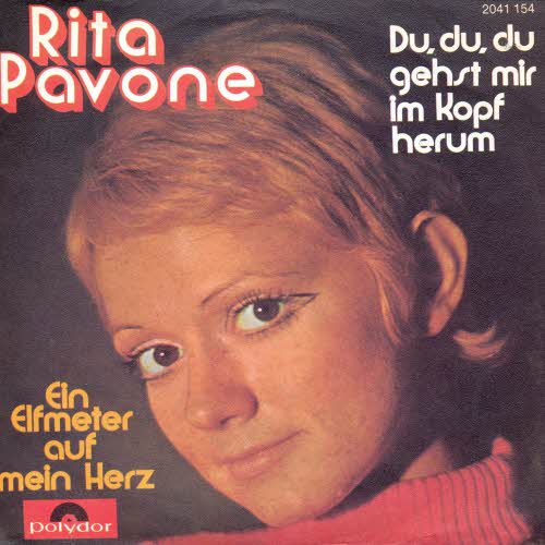 Pavone Rita - Du, du, du gehst mir im Kopf herum (AT-Pressung)