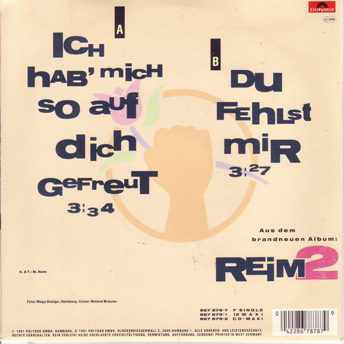 Reim Matthias - Ich hab' mich so auf dich gefreut