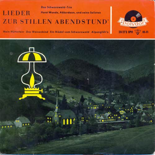 Schwarzwald-Trio - Lieder zur stillen Abendstund' (EP)