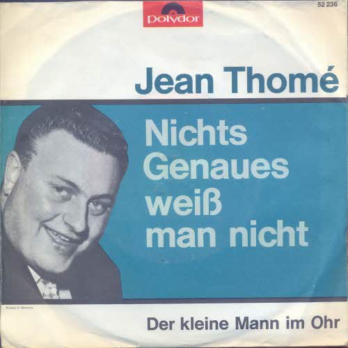 Thom Jean - Nichts Genaues weiss man nicht