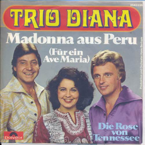Trio Diana - Madonna aus Peru (fr ein Ave Maria)