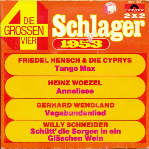 Various Artists - Schlager 1953 (2x2)