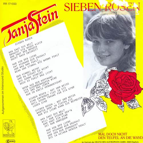 Stein Tanja - Sieben Rosen