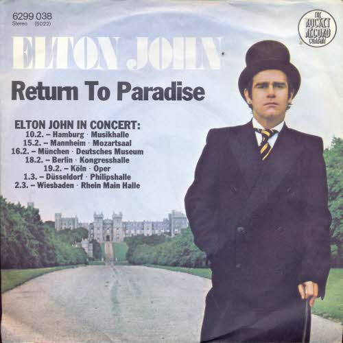 John Elton - Return to Paradies / Song for guy