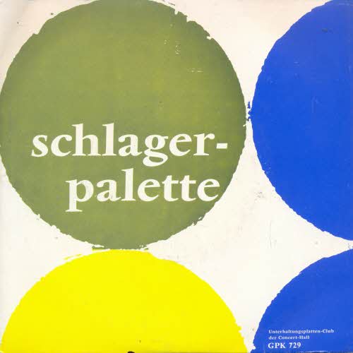 Various Artists - Schlager-Palette (EP) - rare Titel