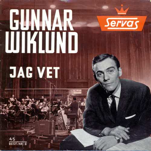 Wiklund Gunnar - Jag vet (SERVAS-Folie)