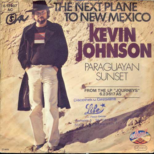 Johnson Kevin - The next plane to New Mexico