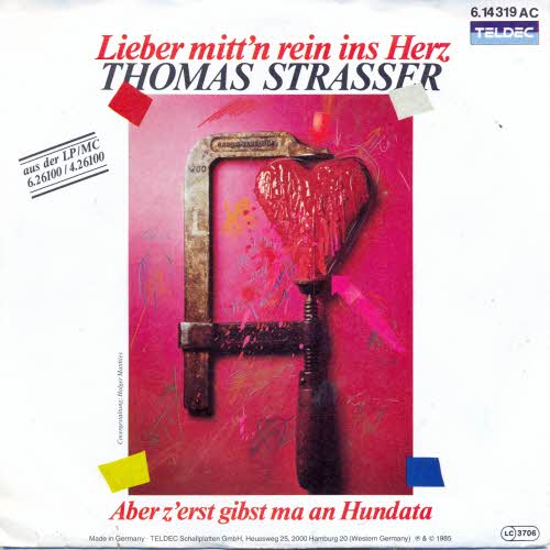 Strasser Thomas - Lieber mitt'n rein ins Herz