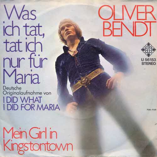 Bendt Oliver - Tony Christie-Coverversion (Maria)