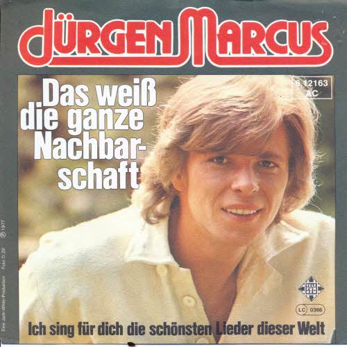Marcus Jürgen - Das weiss die ganze Nachbarschaft (nur Cover)
