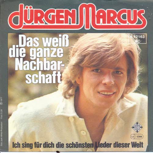 Marcus Jrgen - Das weiss die ganze Nachbarschaft (nur Cover)