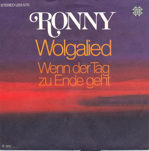 Ronny - Wolgalied (nur Cover)