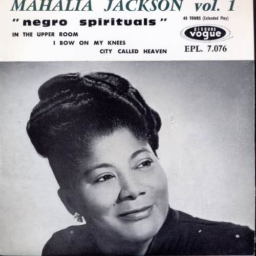 Jackson Mahalia - Negro Spirituals - Vol. 1 (EP-FR)